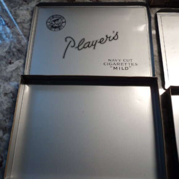 vintage cigarette/tobacco tins~ lot of 4 - Picture 10 of 13